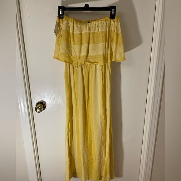 O’Neil NWT yellow Koia strapless dress Size XS - Picture 9 of 9